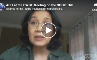 ALFI at the CWGE Meeting on the SOGIE Bill