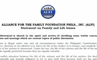 ALFI Statement on Family and Life Issues