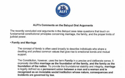 ALFI’s Comments on the Baluyut Oral Arguments